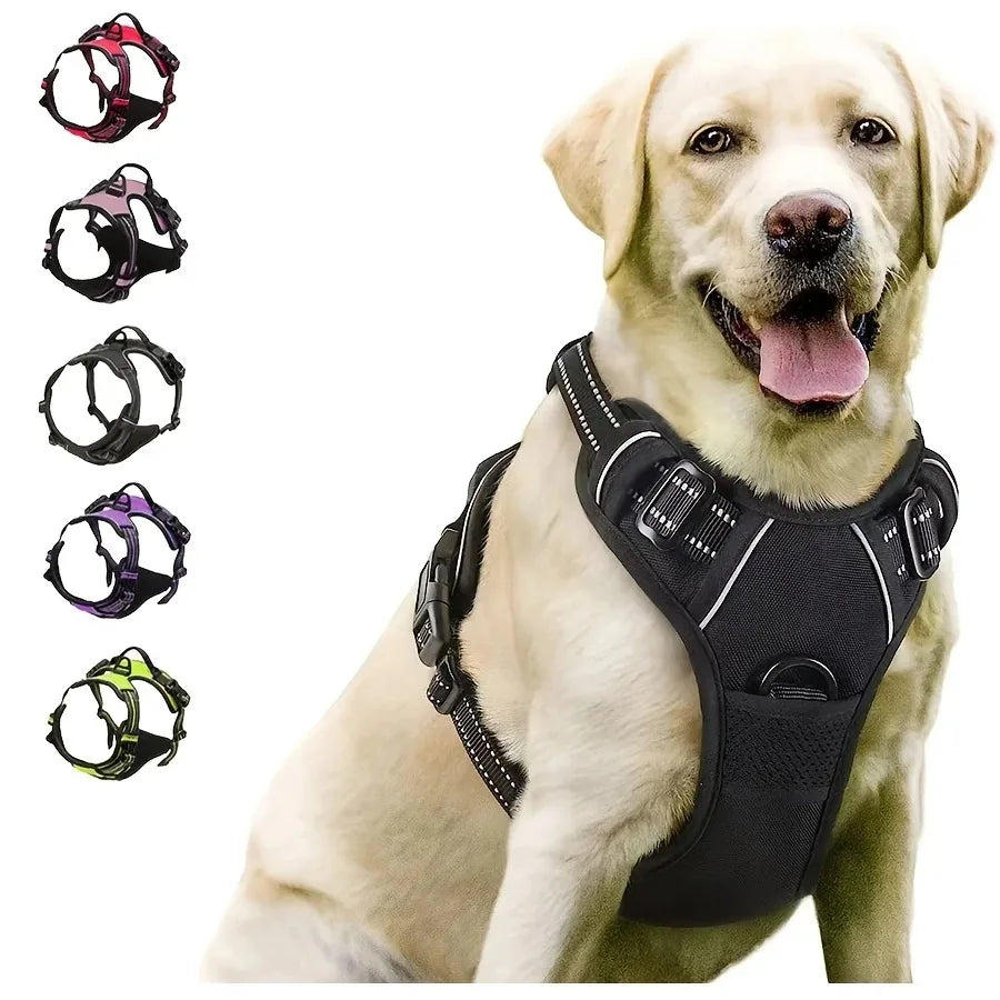 Collares para perros, arnés, chalecos grandes, correa, tienda de mascotas, todo para perros, accesorios de cuero para cachorros, juego mediano y pequeño