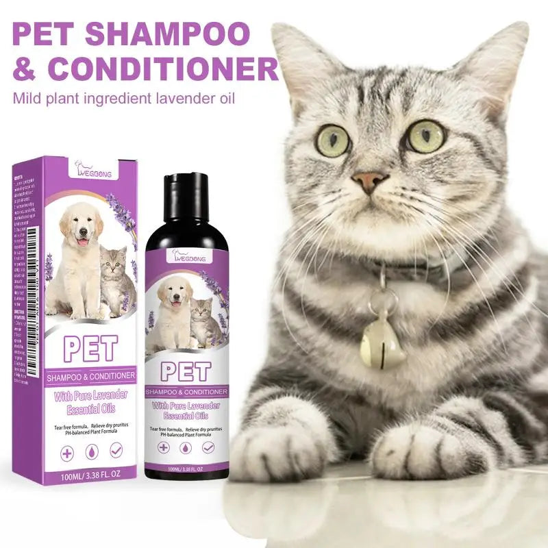 ¡Champú Y Acondicionador Yegbong Puppy Adecuado Para Pieles Sensibles Con Un Valor De Ph Equilibrado Adecuado Para La Limpieza de perros!