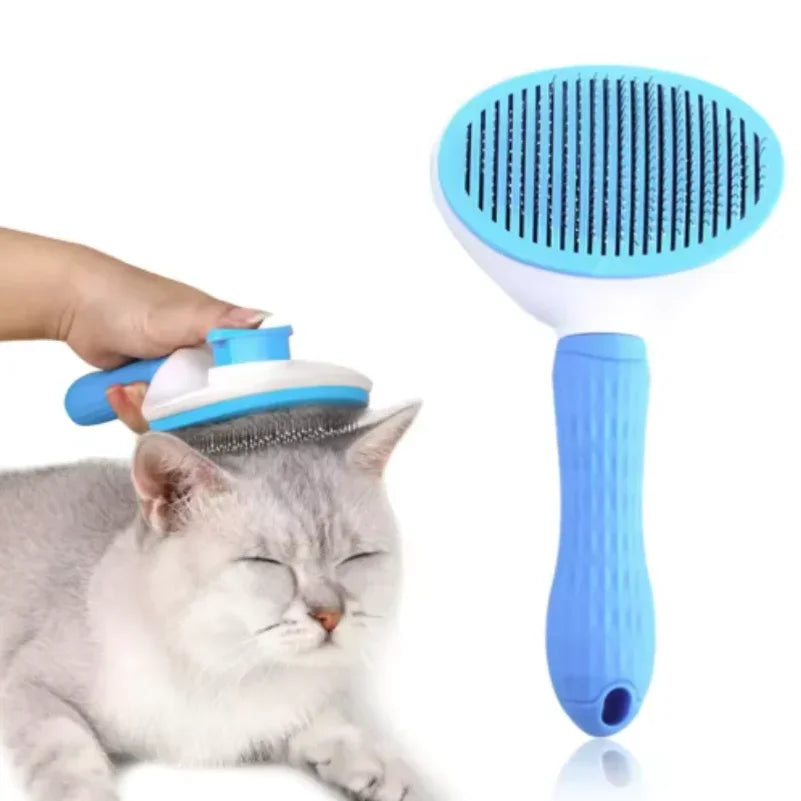 Cepillo Autolimpiable para Perros y Gatos - Elimina el Pelo Fácilmente