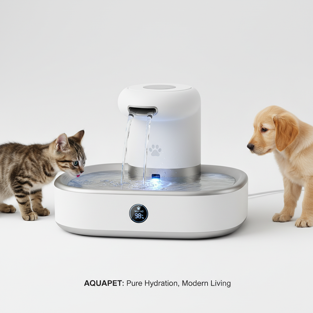 Fuente de agua automática para mascotas con filtro